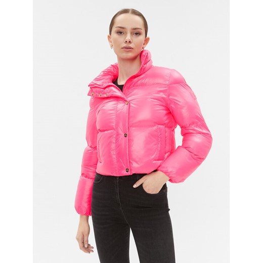 Elisabetta Franchi Kurtka przejściowa PI-55D-36E2-V490 Różowy Cropped Fit ze sklepu MODIVO w kategorii Kurtki damskie - zdjęcie 182609504