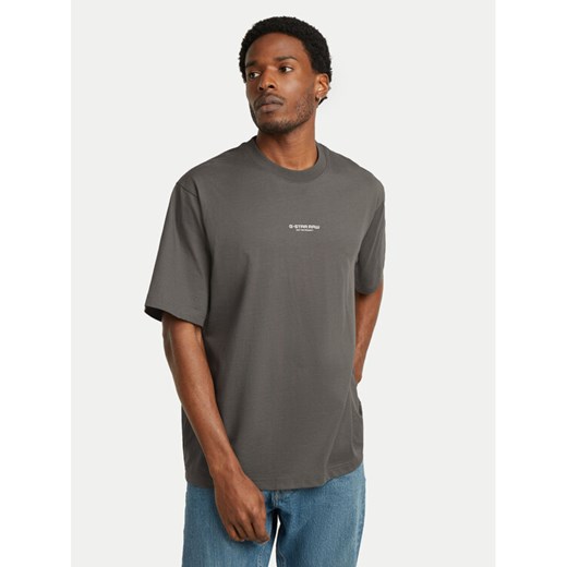 G-Star Raw T-Shirt D24780-C336 Szary Boxy Fit ze sklepu MODIVO w kategorii T-shirty męskie - zdjęcie 182609532