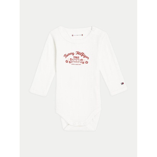 Tommy Hilfiger Body dziecięce KN0KN01896 Biały ze sklepu MODIVO w kategorii Body niemowlęce - zdjęcie 182609574