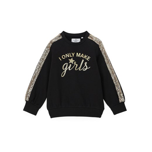 Original Marines Bluza DCA3546F Czarny Regular Fit ze sklepu MODIVO w kategorii Bluzy dziewczęce - zdjęcie 182609592