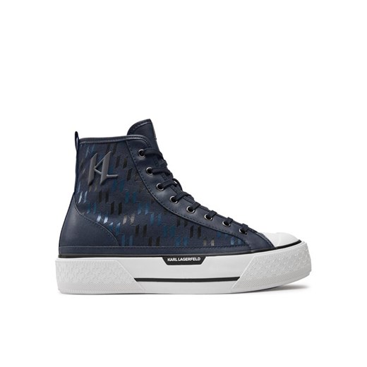 KARL LAGERFELD Trampki KL50454 Granatowy ze sklepu MODIVO w kategorii Trampki męskie - zdjęcie 182609600