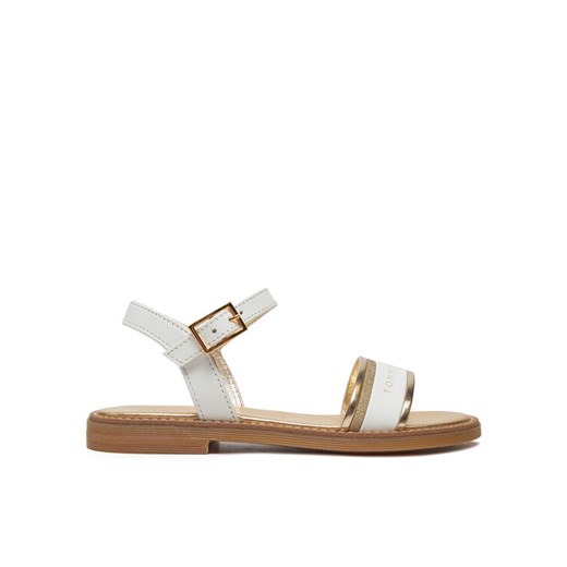 Tommy Hilfiger Sandały Sandal T4A2-33944-1281 M Biały ze sklepu MODIVO w kategorii Sandały dziecięce - zdjęcie 182609611