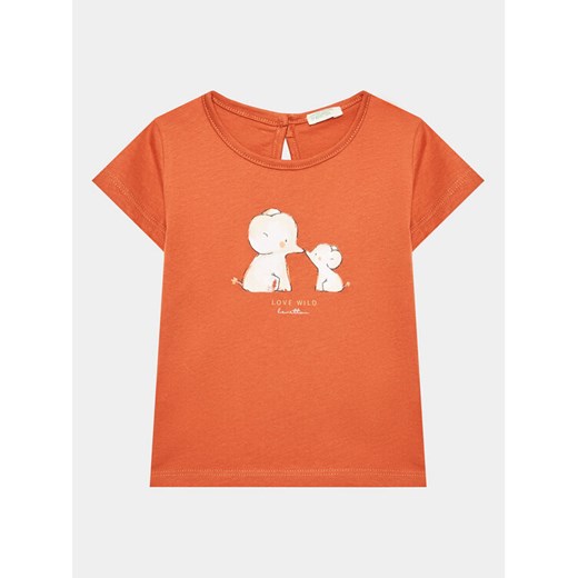 United Colors Of Benetton T-Shirt 3I1XA102U Pomarańczowy Regular Fit ze sklepu MODIVO w kategorii Bluzki dziewczęce - zdjęcie 182609624