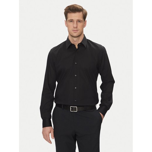 JOOP! Koszula 17 JSH-63Pierce 30044587 Czarny Slim Fit ze sklepu MODIVO w kategorii Koszule męskie - zdjęcie 182609651