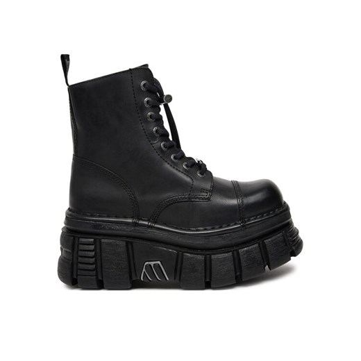 NEW ROCK Glany M-NEWMILI083-S21 Czarny ze sklepu MODIVO w kategorii Workery damskie - zdjęcie 182609673