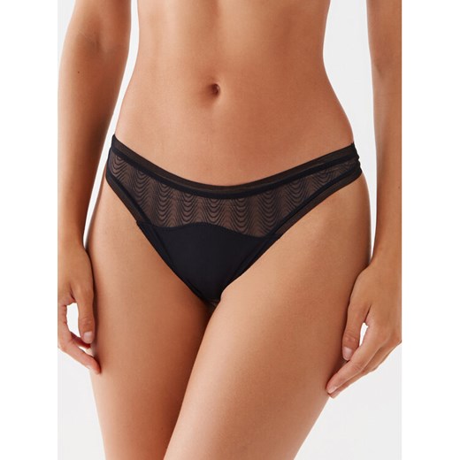 Passionata Stringi P46L70 Czarny ze sklepu MODIVO w kategorii Majtki damskie - zdjęcie 182609714