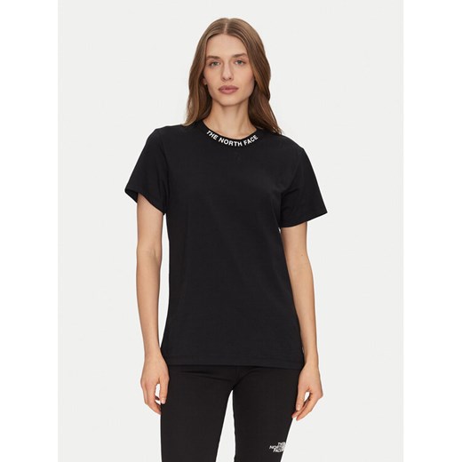 The North Face T-Shirt Zumu NF0A87DJ Czarny Regular Fit ze sklepu MODIVO w kategorii Bluzki damskie - zdjęcie 182609740