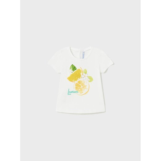 Mayoral T-Shirt 1014 Biały Regular Fit ze sklepu MODIVO w kategorii Koszulki niemowlęce - zdjęcie 182609783