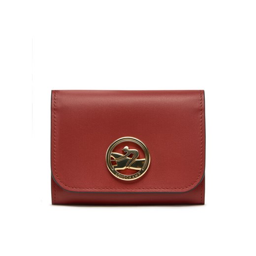 Longchamp Mały Portfel Damski 30021HAU Brązowy ze sklepu MODIVO w kategorii Portfele damskie - zdjęcie 182609842