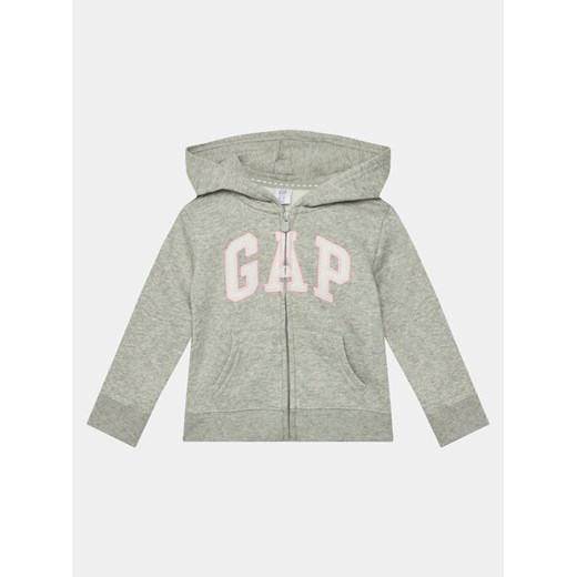 Gap Bluza 259444-02 Szary Regular Fit ze sklepu MODIVO w kategorii Bluzy dziewczęce - zdjęcie 182609861