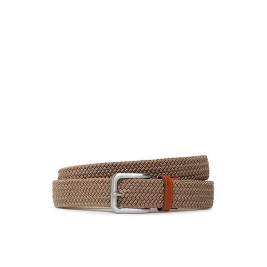 Jack&Jones Pasek Męski Jacspring Woven Belt Noos12118114 Beżowy ze sklepu MODIVO w kategorii Paski męskie - zdjęcie 182609911