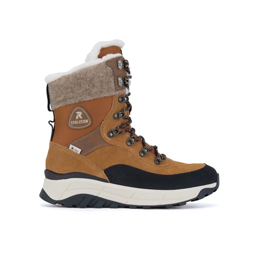 Rieker Revolution Lifestyle Botki W0066-22 Brązowy ze sklepu MODIVO w kategorii Botki - zdjęcie 182609943