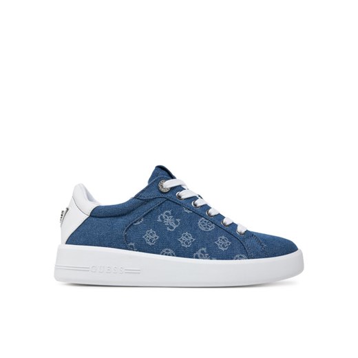 Guess Sneakersy FLJRN2 DEN12 Niebieski ze sklepu MODIVO w kategorii Buty sportowe damskie - zdjęcie 182610023