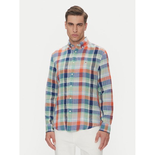 Tommy Hilfiger Koszula Summer Madras MW0MW39166 Kolorowy Regular Fit ze sklepu MODIVO w kategorii Koszule męskie - zdjęcie 182610084