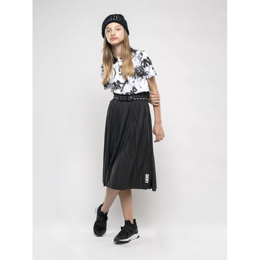DKNY Spódnica plisowana D33616 S Czarny Regular Fit ze sklepu MODIVO w kategorii Spódnice dziewczęce - zdjęcie 182610092