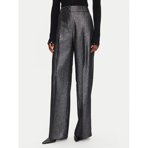 JOOP! Spodnie materiałowe 58 JW241P166 30043380 Srebrny Modern Fit ze sklepu MODIVO w kategorii Spodnie damskie - zdjęcie 182610132