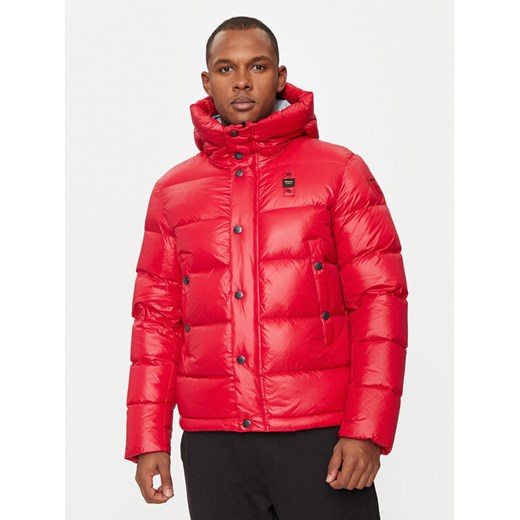 Blauer Kurtka puchowa 24WBLUC03028 Czerwony Regular Fit ze sklepu MODIVO w kategorii Kurtki męskie - zdjęcie 182610144