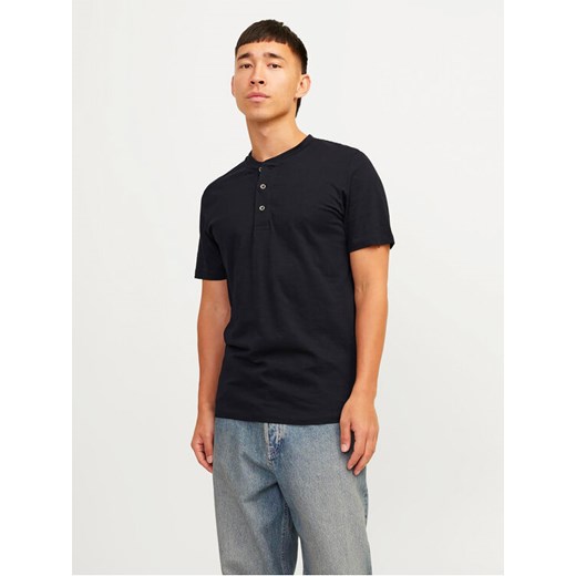 Jack&Jones T-Shirt Jprblunixs 12257965 Czarny Slim Fit ze sklepu MODIVO w kategorii T-shirty męskie - zdjęcie 182610251