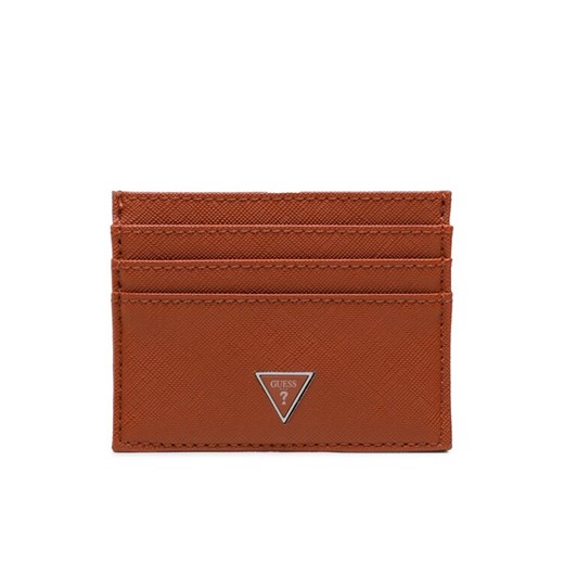 Guess Etui na karty kredytowe Certosa Saffiano Slg SMCRTO LEA25 Brązowy ze sklepu MODIVO w kategorii Etui - zdjęcie 182610291