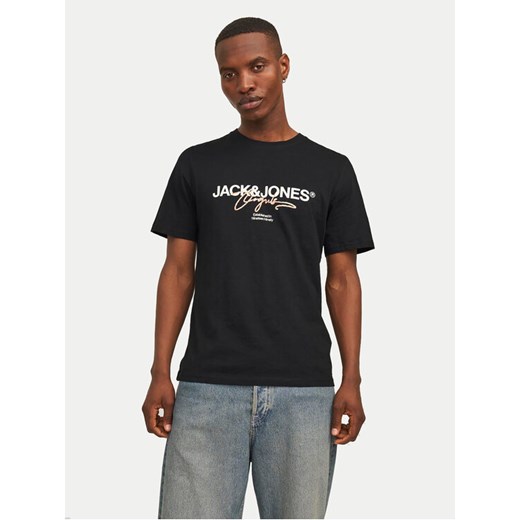 Jack&Jones T-Shirt Joraruba 12255452 Czarny Standard Fit M MODIVO