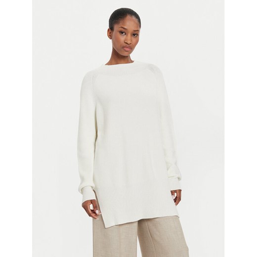 Kontatto Sweter 3M0128 Écru Relaxed Fit ze sklepu MODIVO w kategorii Swetry damskie - zdjęcie 182610331