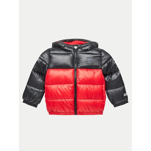 Guess Kurtka zimowa N4YL06 WEGY0 Czerwony Regular Fit ze sklepu MODIVO w kategorii Kurtki dziewczęce - zdjęcie 182610363