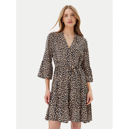 Vero Moda Sukienka codzienna Melba 10329936 Brązowy Loose Fit ze sklepu MODIVO w kategorii Sukienki - zdjęcie 182610400