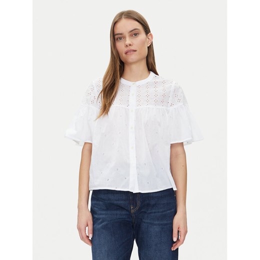 Gap Koszula 728755-01 Biały Regular Fit ze sklepu MODIVO w kategorii Koszule damskie - zdjęcie 182610663