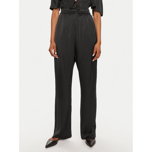 Munthe Spodnie materiałowe Ohara 242141224230 Czarny Loose Fit Munthe 38 MODIVO
