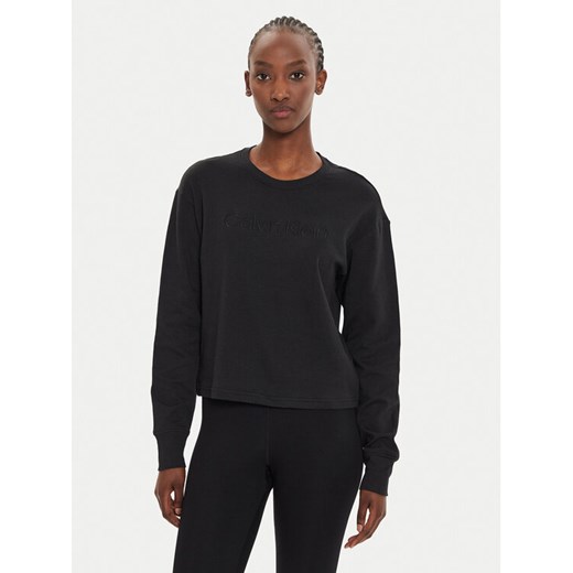 Calvin Klein Underwear Bluza 000QS7273E Czarny Loose Fit ze sklepu MODIVO w kategorii Bluzy damskie - zdjęcie 182610692