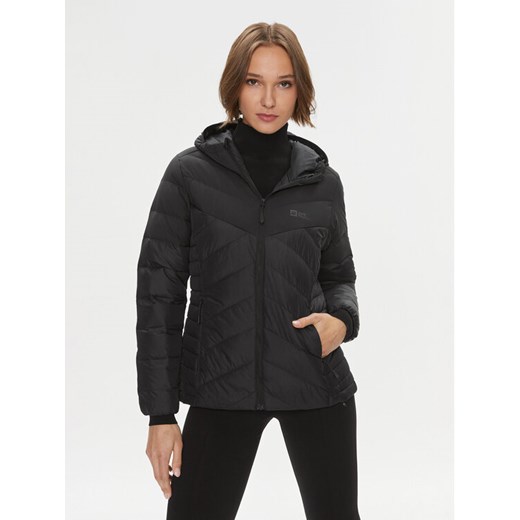 Jack Wolfskin Kurtka puchowa Tundra Down Hoody 1206642 Czarny Slim Fit ze sklepu MODIVO w kategorii Kurtki damskie - zdjęcie 182610731