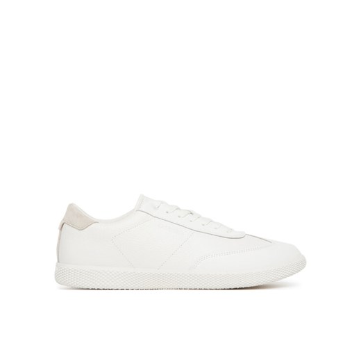 Calvin Klein Sneakersy Low Top Lace Up Tmbl Lth HM0HM01803 Biały ze sklepu MODIVO w kategorii Buty sportowe męskie - zdjęcie 182610733