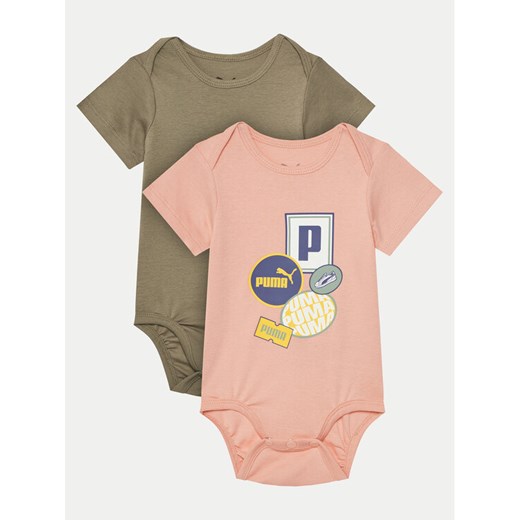 Puma Komplet 2 par body dziecięcych Minicats 686290 Kolorowy ze sklepu MODIVO w kategorii Odzież dla niemowląt - zdjęcie 182610742
