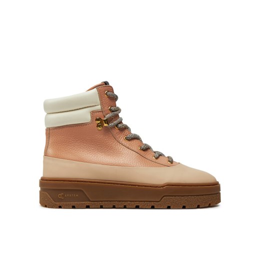 Pollini Botki SA21274G0LTH461A Beżowy ze sklepu MODIVO w kategorii Botki - zdjęcie 182610743