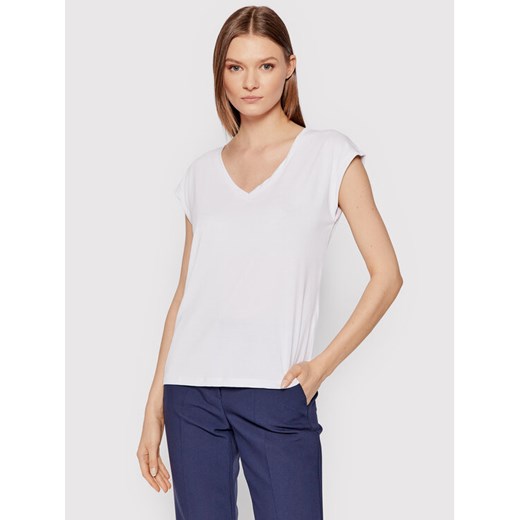 Vero Moda T-Shirt Filli 10247666 Biały Regular Fit ze sklepu MODIVO w kategorii Bluzki damskie - zdjęcie 182610793