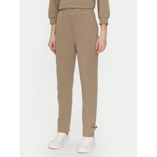 JOOP! Spodnie materiałowe 30044796 Beżowy Regular Fit ze sklepu MODIVO w kategorii Spodnie damskie - zdjęcie 182610871