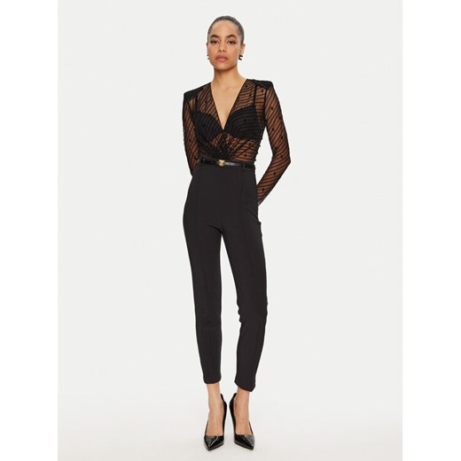 Elisabetta Franchi Kombinezon TU-021-46E2 Czarny Slim Fit ze sklepu MODIVO w kategorii Kombinezony damskie - zdjęcie 182610932