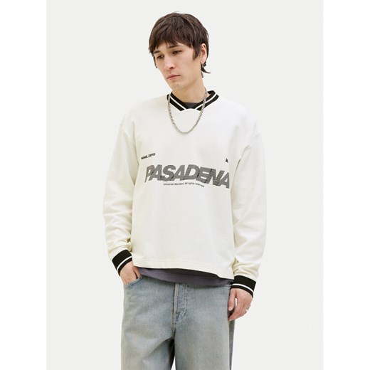 Jack&Jones Bluza Horizon 12278566 Biały Oversize ze sklepu MODIVO w kategorii Bluzy męskie - zdjęcie 182610940