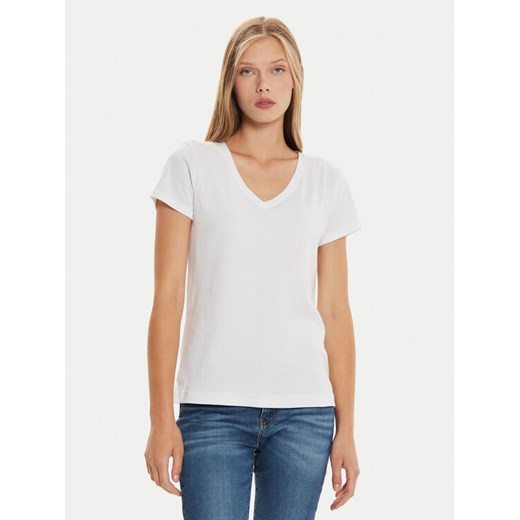 LAUREN RALPH LAUREN T-Shirt ILN62373 Biały Regular Fit ze sklepu MODIVO w kategorii Bluzki damskie - zdjęcie 182610954