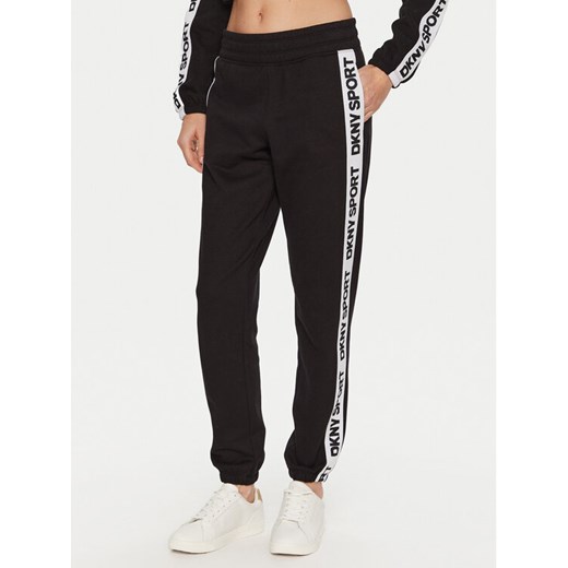 DKNY Sport Bluza DP4T9939 Czarny Regular Fit ze sklepu MODIVO w kategorii Bluzy damskie - zdjęcie 182610973
