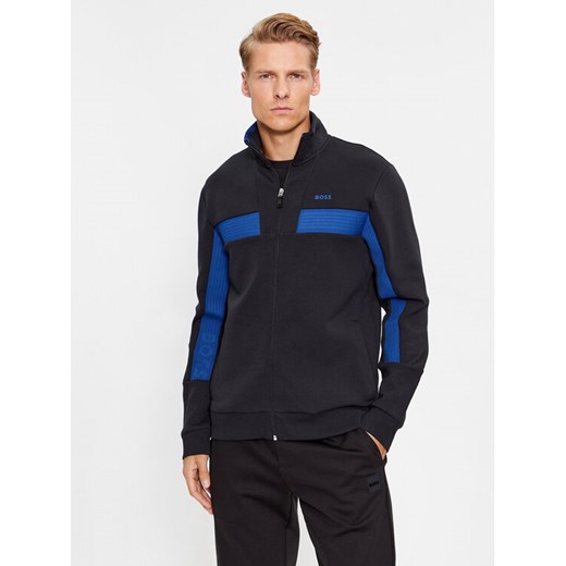 Boss Bluza 50493470 Czarny Regular Fit ze sklepu MODIVO w kategorii Bluzy męskie - zdjęcie 182610982