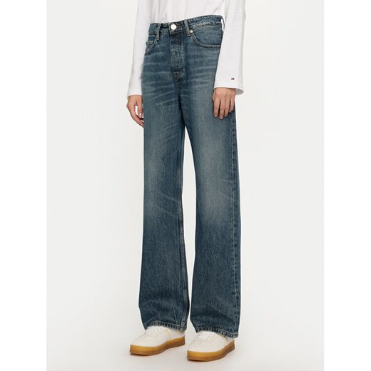Tommy Hilfiger Jeansy WW0WW42800 Granatowy Loose Fit ze sklepu MODIVO w kategorii Jeansy damskie - zdjęcie 182610994