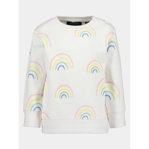 Blue Seven Bluza 909035 X Biały Regular Fit ze sklepu MODIVO w kategorii Bluzy i swetry - zdjęcie 182611040