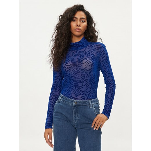 Vero Moda Golf Koko 10277997 Granatowy Regular Fit ze sklepu MODIVO w kategorii Bluzki damskie - zdjęcie 182611044