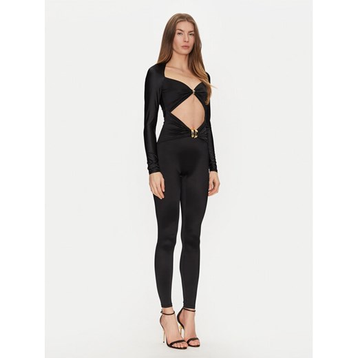 Elisabetta Franchi Kombinezon TU-043-51E2-V500 Czarny Slim Fit ze sklepu MODIVO w kategorii Kombinezony damskie - zdjęcie 182611051