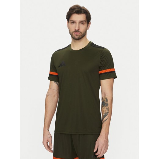 adidas Koszulka techniczna Squadra 25 Jersey JN7858 Zielony Slim Fit ze sklepu MODIVO w kategorii T-shirty męskie - zdjęcie 182611070