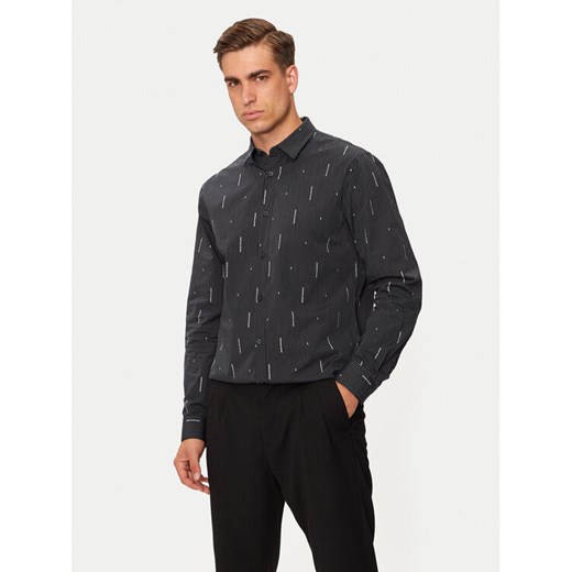 Armani Exchange Koszula 6DZC06 ZN5DZ 55JX Granatowy Regular Fit ze sklepu MODIVO w kategorii Koszule męskie - zdjęcie 182611072