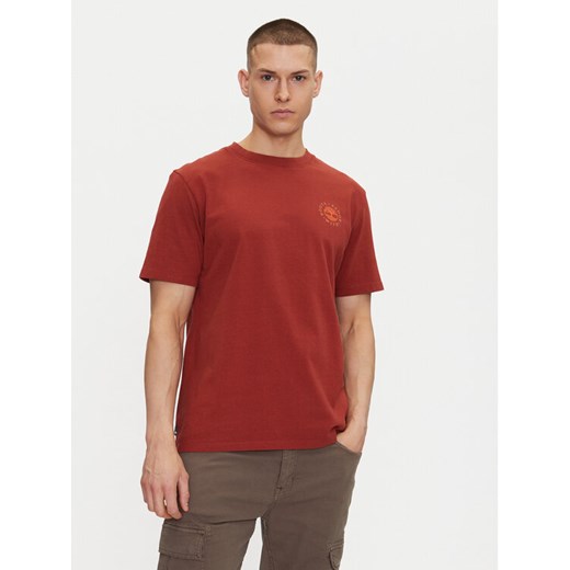 Timberland T-Shirt TB0A6DPD Czerwony Regular Fit ze sklepu MODIVO w kategorii T-shirty męskie - zdjęcie 182611083