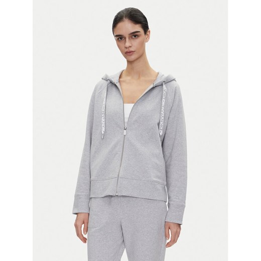 DKNY Sport Bluza DP5J9510 Szary Relaxed Fit ze sklepu MODIVO w kategorii Bluzy damskie - zdjęcie 182611154