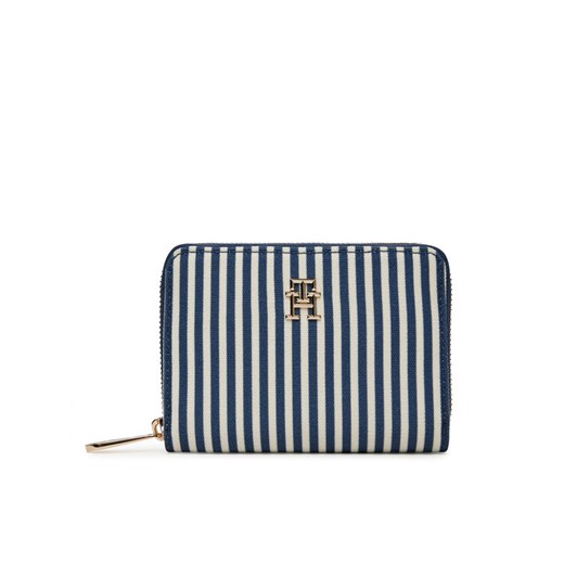 Tommy Hilfiger Duży Portfel Damski Poppy Summer AW0AW17270 Écru ze sklepu MODIVO w kategorii Portfele damskie - zdjęcie 182611232
